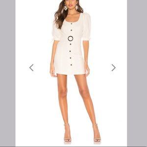 Lovers + Friends Devi White Mini Dress